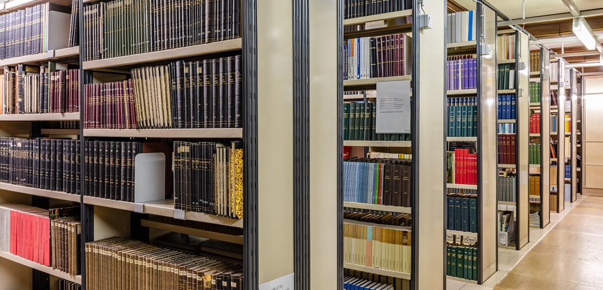 : Speicher, Bibliothek Volkskundemuseum Wien. Foto: Matthias Klos © Volkskundemuseum Wien