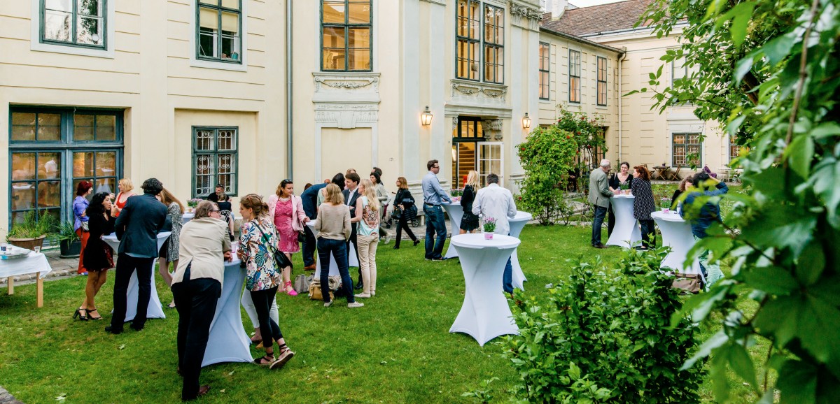 : Der Garten im Volkskundemuseum Wien. Foto: kollektiv fischka / kramar © Volkskundemuseum Wien