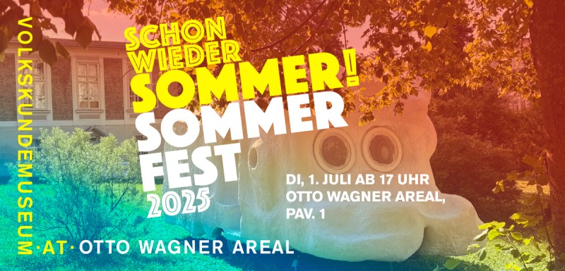 : Schon wieder Sommer! Sommerfest 2025. Grafik: Matthias Klos, Foto: VKM