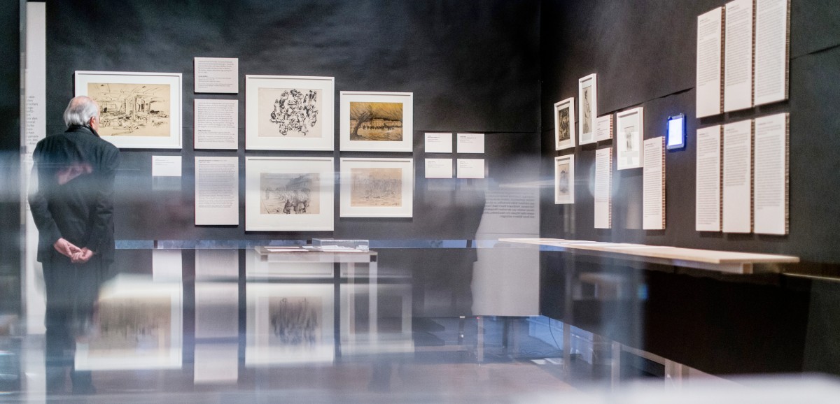 : Ausstellung Kunst und Widerstand im Ghetto Theresienstadt. Foto: kollektiv fischka / kramar © Volkskundemuseum Wien