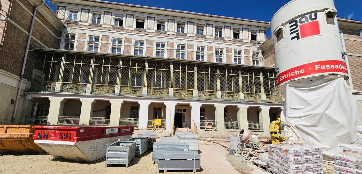 : Pavillon 18 am Otto Wagner Areal. Credits: Jeannine Krivanek / ATELIERHAUS WIEN.