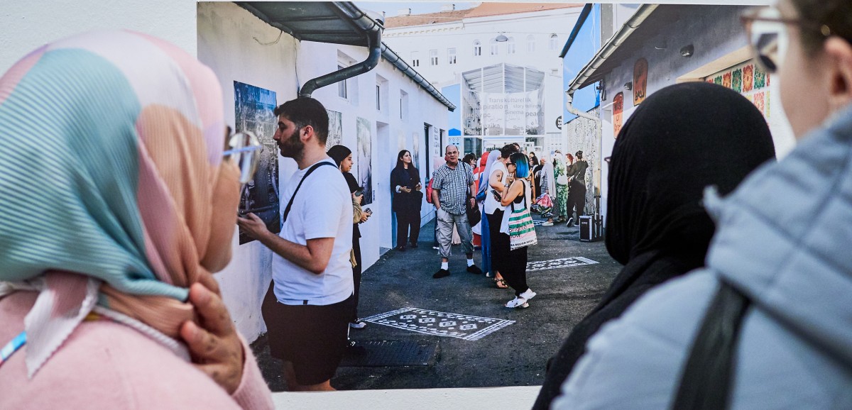 : Ausstellung "StoryTelling:Europe! Brunnenmarkt reVisited" im Volkskundemuseum Wien. Foto © Petra Rautenstrauch/Kollektiv Fischka, Volkskundemuseum Wien