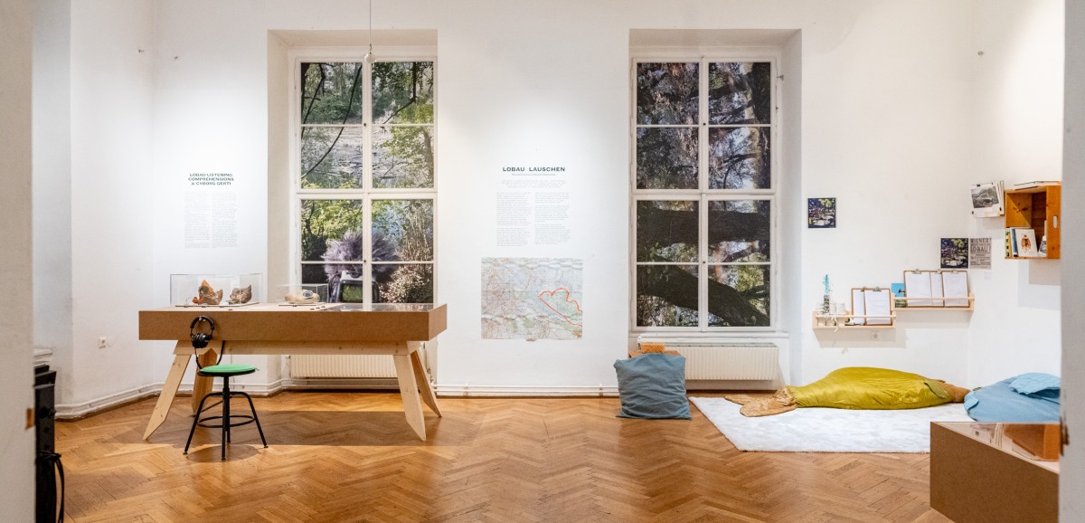 : Ausstellung "Lobau Lauschen", Foto: Kollektiv Fischka / Kramar © Volkskundemuseum Wien