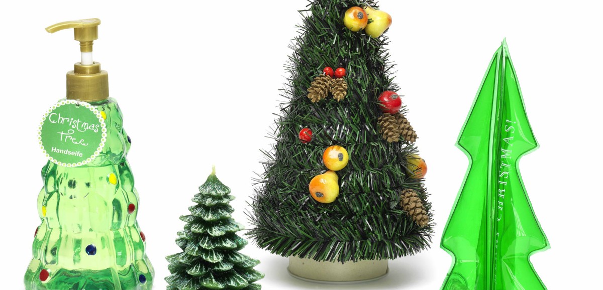 : Christbäume aus diversen Materialien © ÖMV, Foto: Birgit & Peter Kainz
